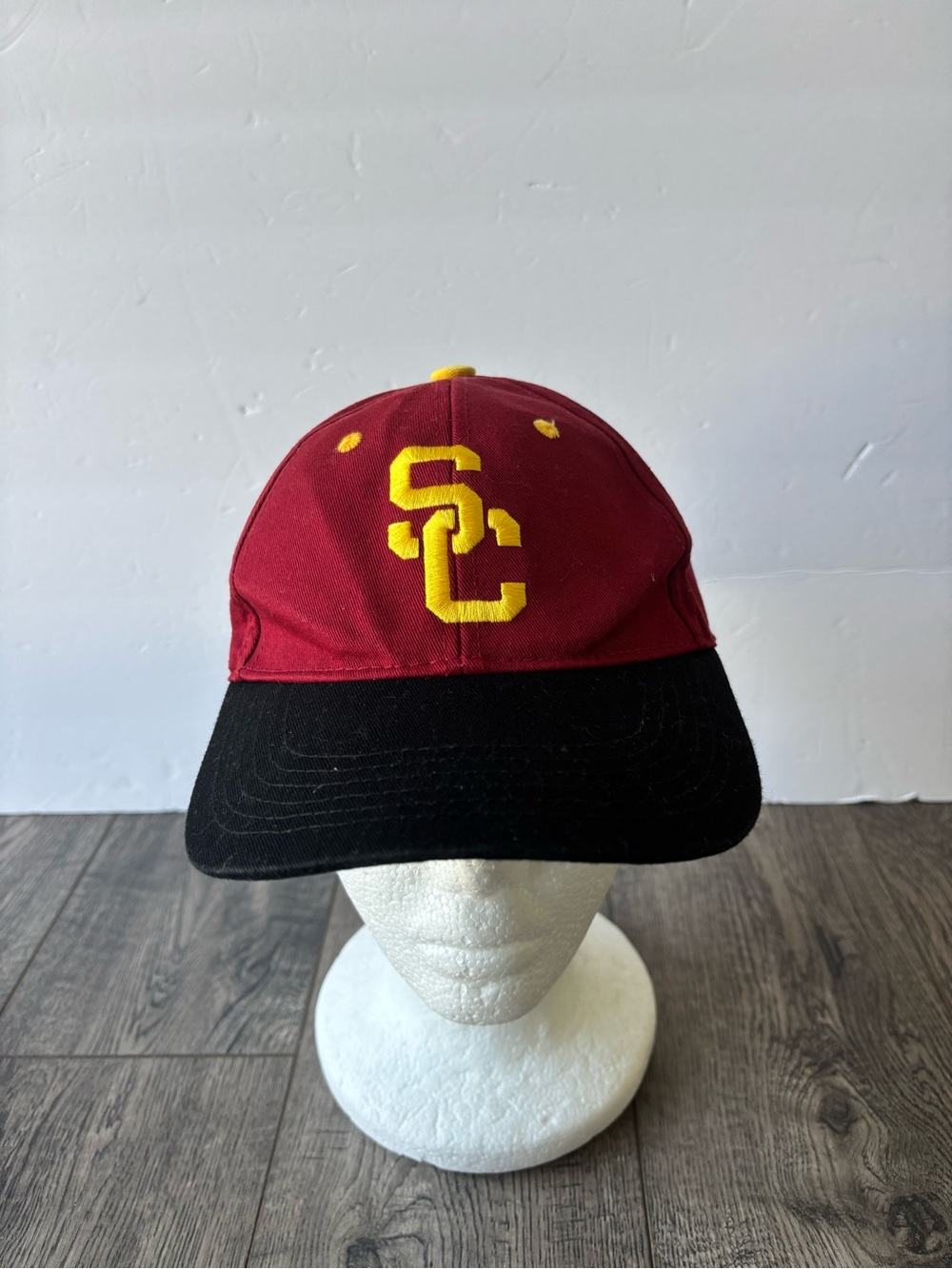 USC Trojans + Banc of California Two-Tone Maroon and Black Baseball Cap one size